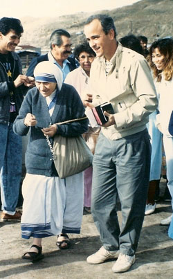 Jim Towey and the late Mother Teresa