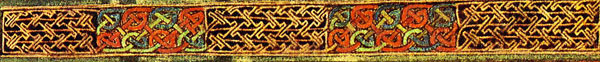 Celtic knots from the Book of Kells.