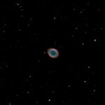 The famously named "Ring Nebula" is located in the northern constellation of Lyra. It is one of the most prominent examples of a planetary nebula, the gaseous remains of red giant star that has ended its life by expelling its material into the surrounding interstellar medium.- Wikipedia