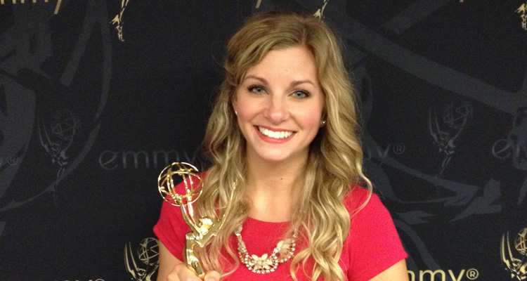 Kari Jo Faulhaber '10 recently won an Upper Midwest Regional Emmy for "A place to lay your head: Karl's story," a documentary that follows a homeless man's experience at the Dorothy Day Center.