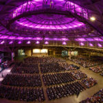 Undergraduate commencement in the Minneapolis Convention Center.