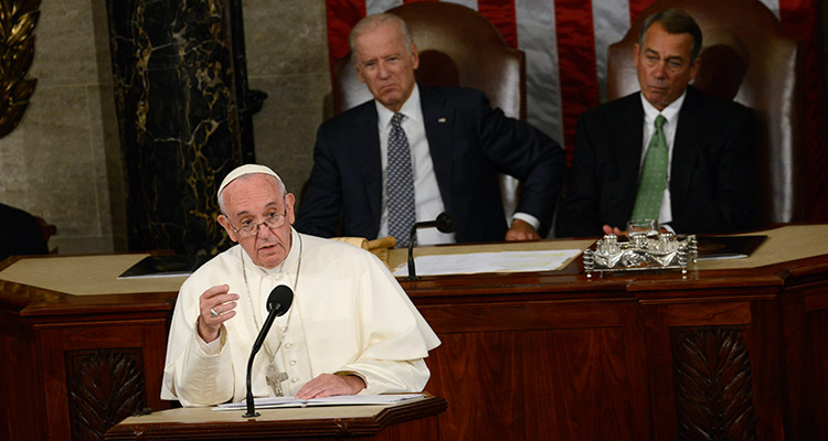 Pope Francis addresses congress