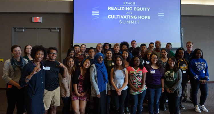High school students from across the Twin Cities attend the R.E.A.C.H. Summit on Sept. 12. (Photo provided)
