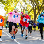 The homecoming Wellness 5k featured some inventive costumes.