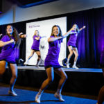 The dance team performs at the brand launch event.