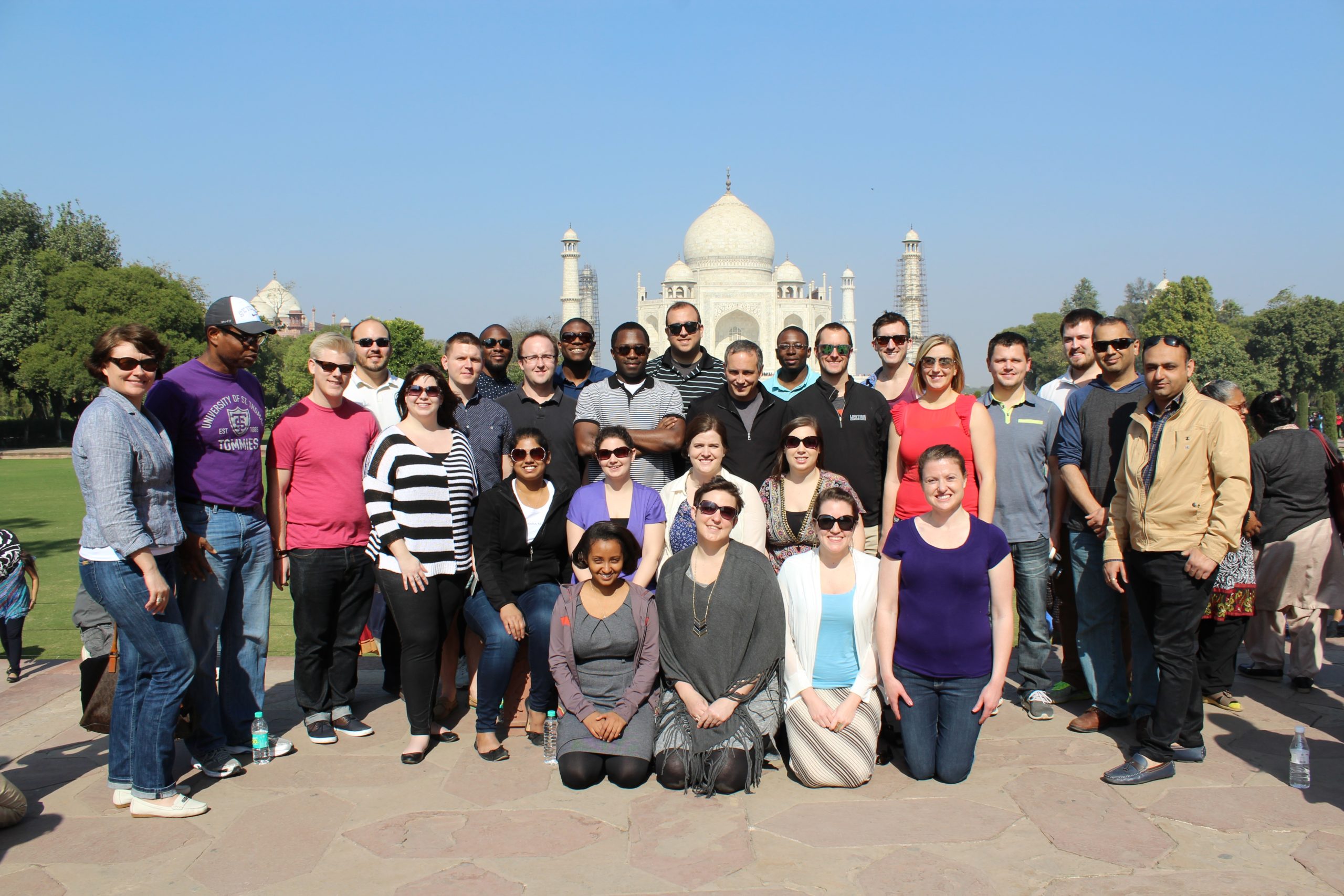 J-term group visits the Taj Mahal