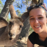 First place, Most Epic Selfie: Ashley Worachek, Brisbane, Australia. "Meet My Friday Roo! At Lone Pine Koala Sanctuary, you can get up close and personal with the kangaroos. The renowned animal sure is in abundance here in Oz, but it's pretty hard to take a selfie when they are running, or should I say hopping, wild!"
