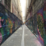 Third place, Sense of Place: Ashley Worachek, Melbourne, Australia. "Street Art Gallery: In Melbourne, people pay for an area on the wall to display their work. This is one of the most popular alleys in the whole city. The work changes quite often so many pictures down the alley will be unique."