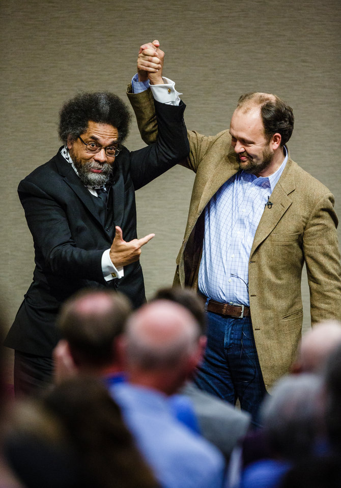 Ross Douthat and Cornel West