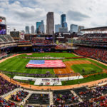 The Tommies took on the Johnnies at Target Field in front of more than 37,000 fans.