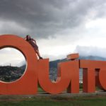 First place, Tommies Abroad: Tayler Sartin, Quito, Ecuador. “Quito: This is one of the many Quito signs in El Parque Itchimbia with El Panecillo in the background. El Parque Itchimbia is situated atop a mountain, so it offers a great view of the dense city that appears to extend and wind through the mountains forever. There are also great views of the historic city center, the valley, and the mountain ranges that surround the city.”