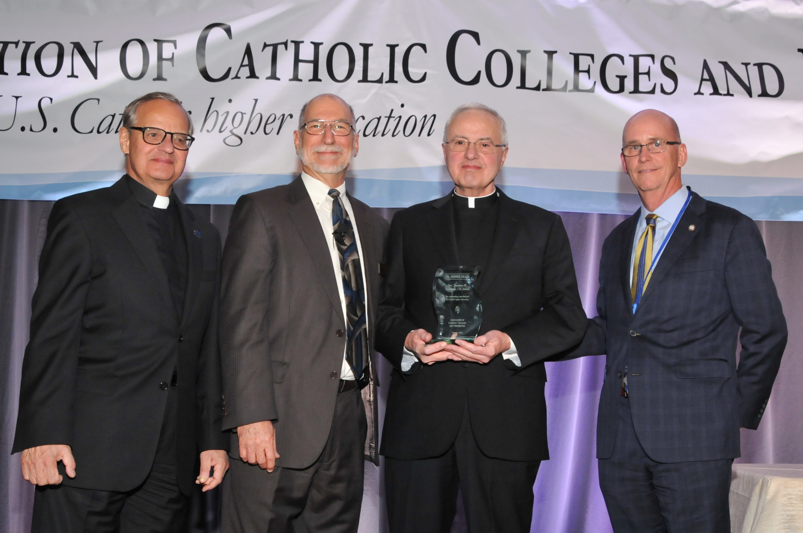 President Emeritus Father Dennis Dease Receives National Award - | University of Thomas