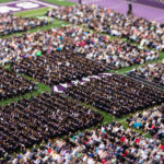 An overview of the 2018 Undergraduate Commencement ceremony in O'Shaughnessy Stadium on May 18, 2018 in St. Paul.