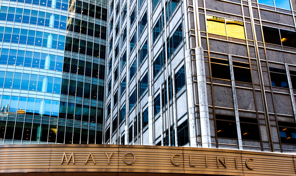 The Mayo Clinic's Gonda Building is shown in Rochester, Minn. April 7, 2013.