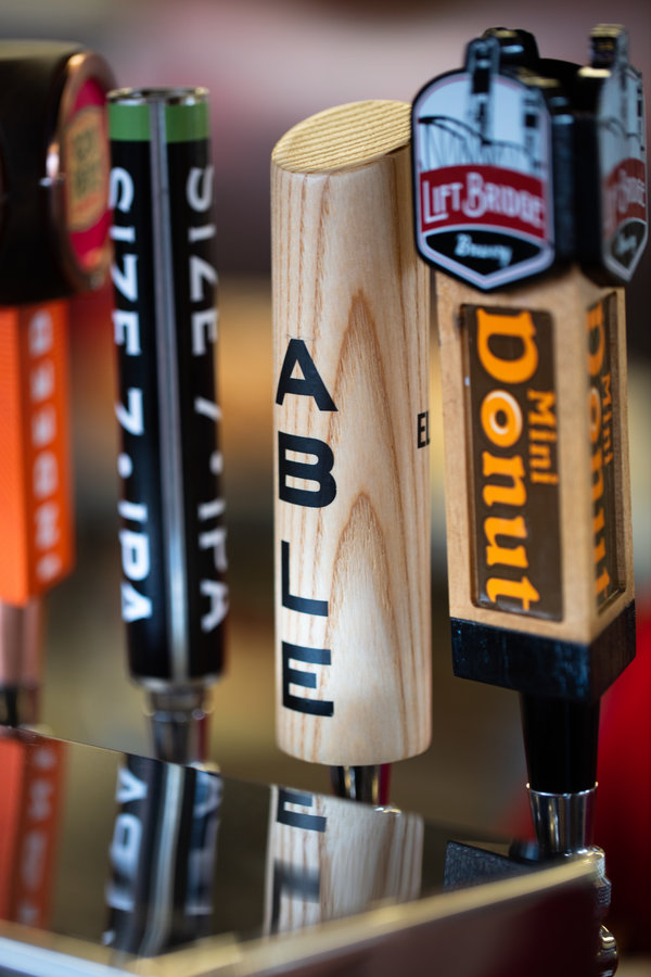 A tap for Able Seedhouse + Brewery at the Minnesota State Fair on August 22, 2019 in St. Paul.
