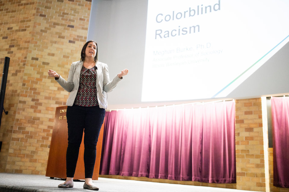 Meghan Burke colorblind racism speaker