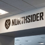 Signage for the Northsider dining area in Tommie North Residence Hall.