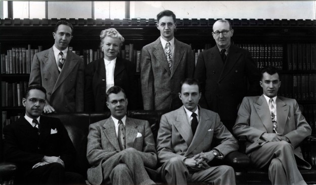 Dr. Mary Keeffe with the Biology Department in 1951.