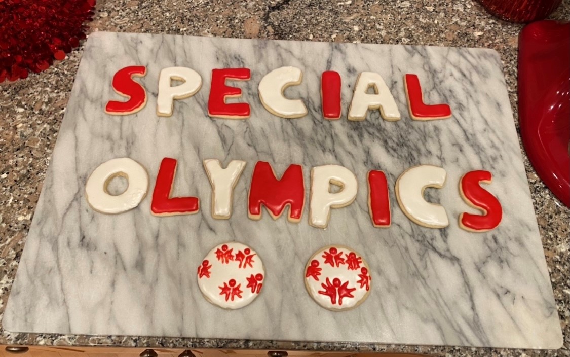 Special Olympics sugar cookies.