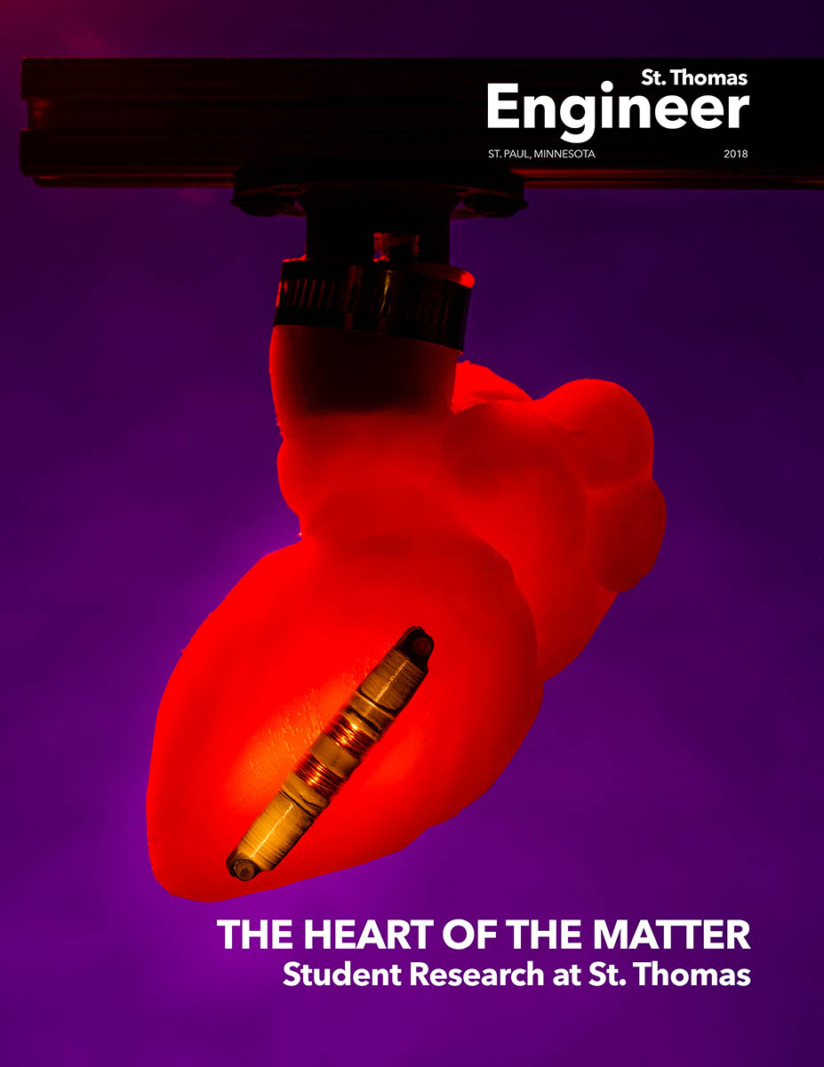St. Thomas Engineer spring 2018 cover.