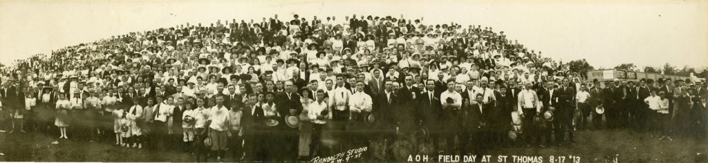 Ancient Order of Hibernians Field Day in 1913.