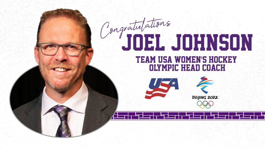 Joel Johnson Olympic coach graphic.