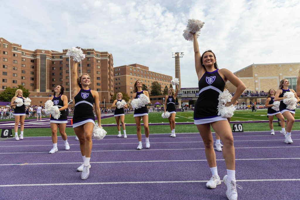 The Homecoming football game. Mark Brown/University of St. Thomas