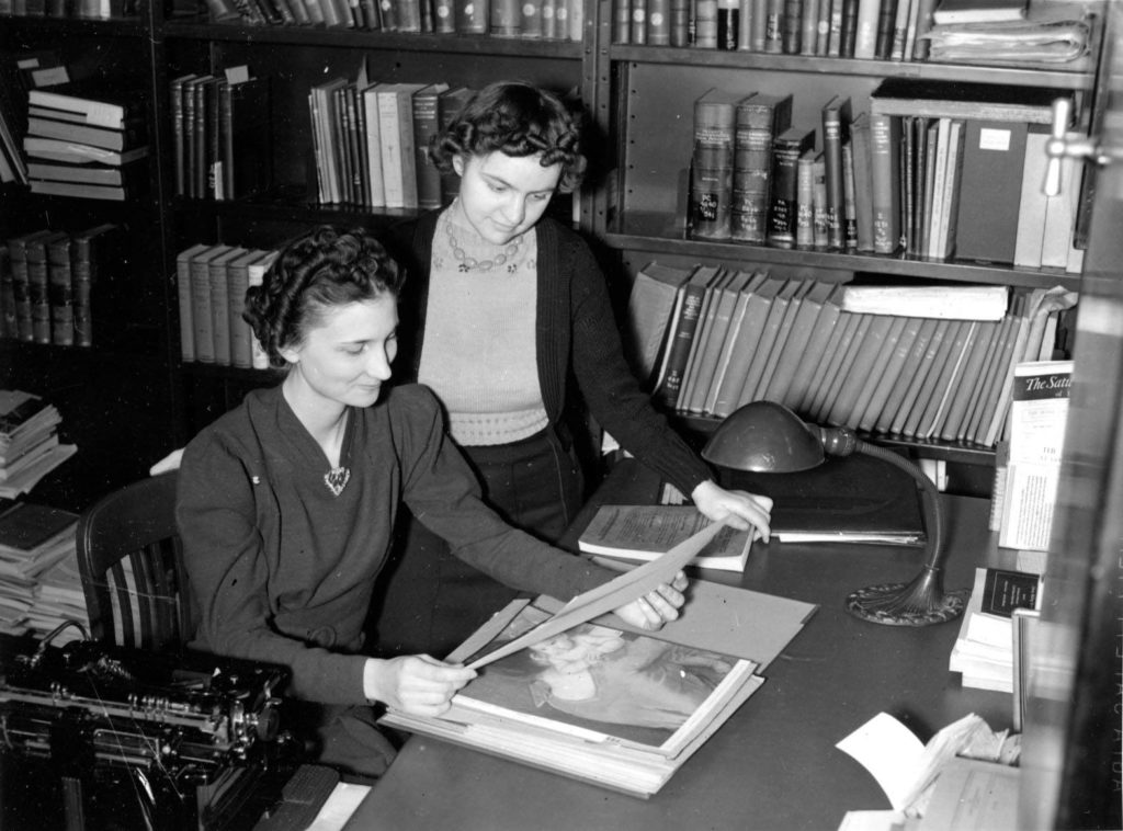 Bernadette Becker and Gladys Volp.