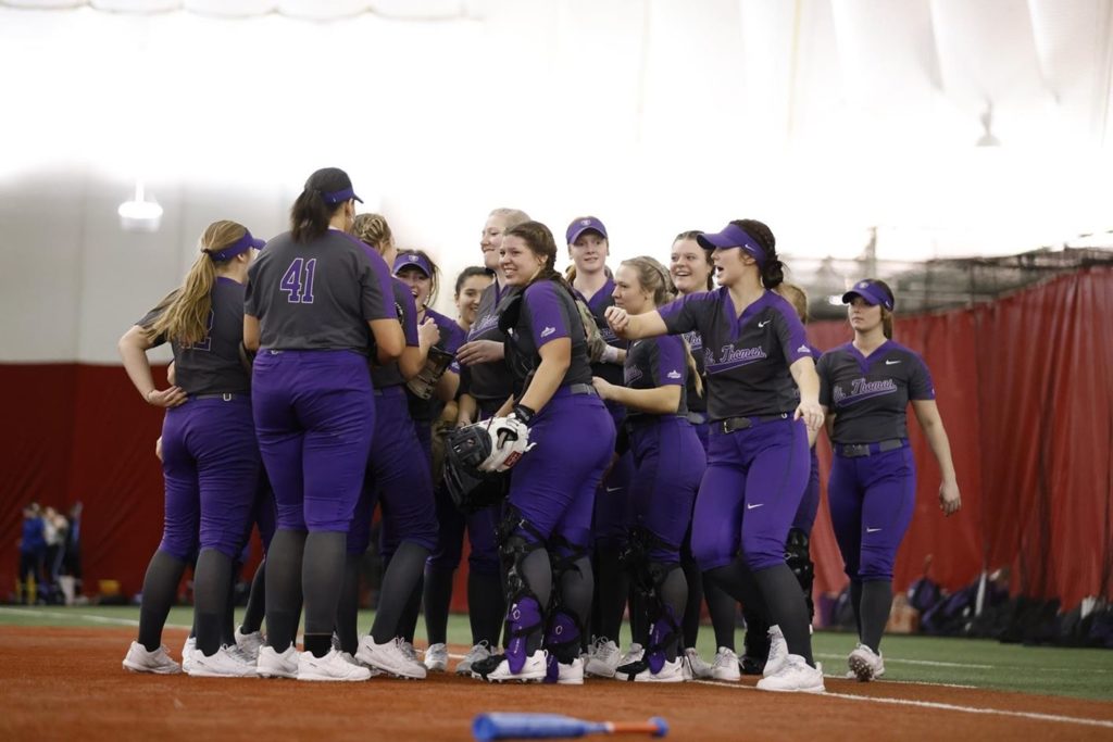St. Thomas softball team.