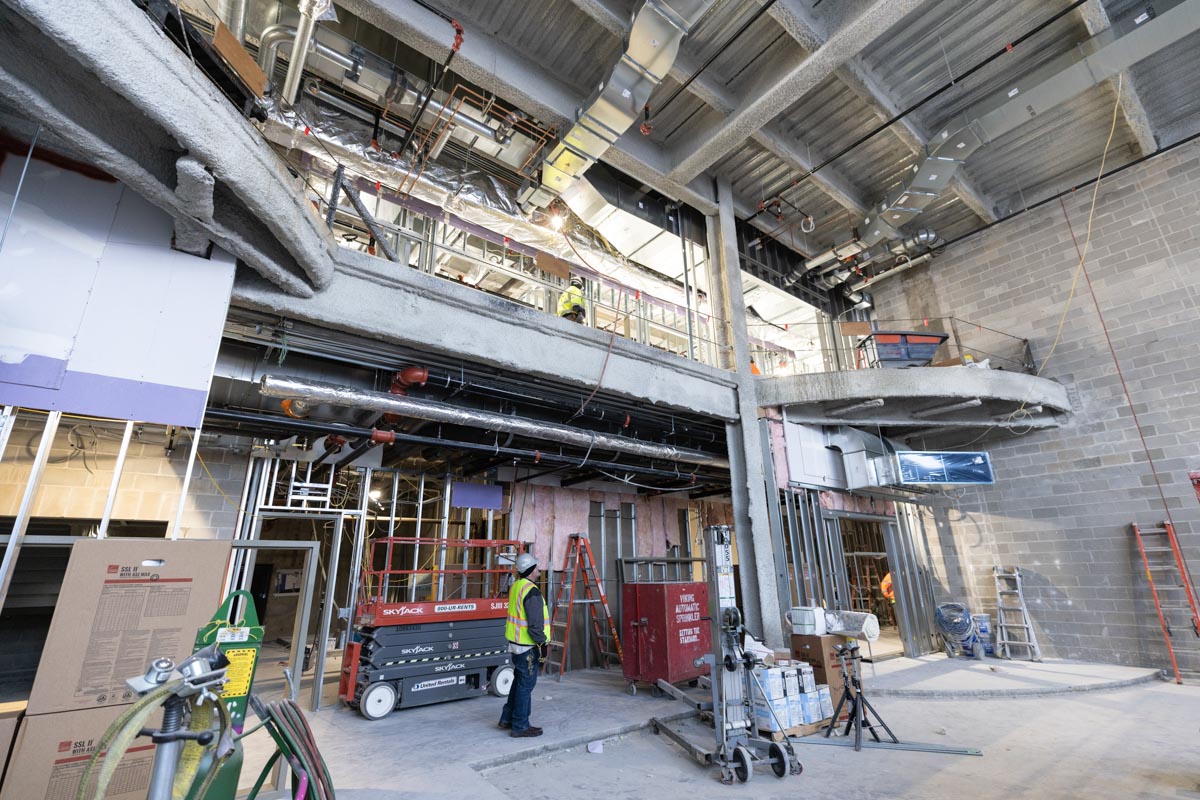 STEAM Rises: The Building of Schoenecker Center - Newsroom | University ...
