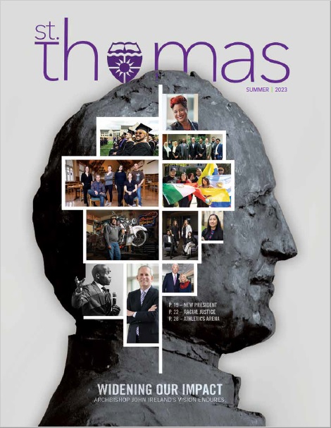 St. Thomas magazine summer 2023 cover.