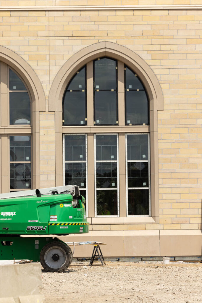 Schoenecker Center Construction. Mark Brown/University of St. Thomas