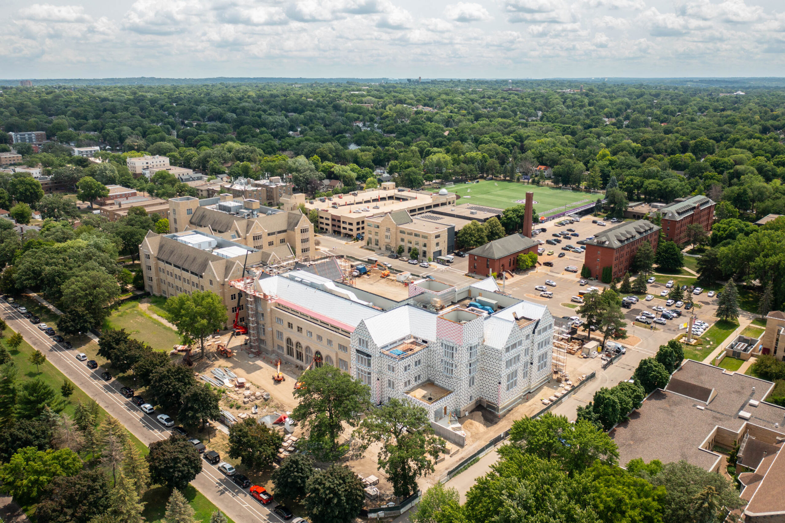Schoenecker Center on the Road to Completion - Newsroom | University of ...
