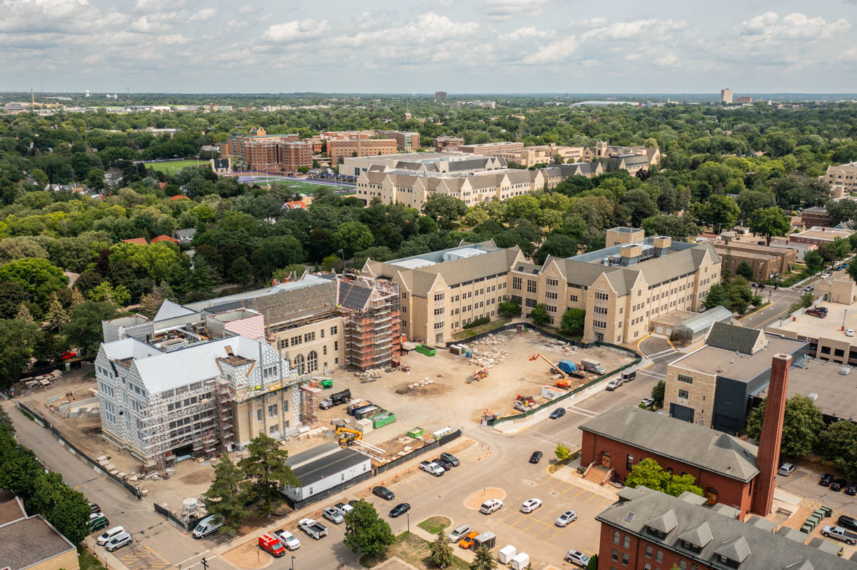 Schoenecker Center on the Road to Completion - Newsroom | University of ...