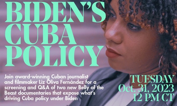 Cuban Journalist Liz Oliva Fernandez event