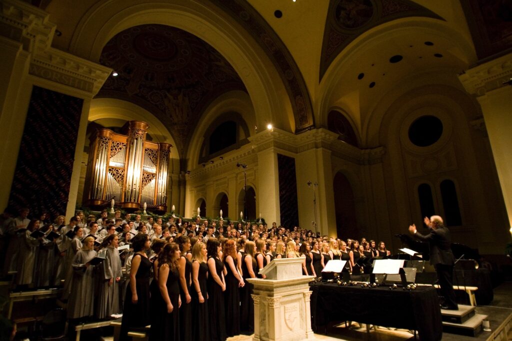 Christmas concert in 2006.