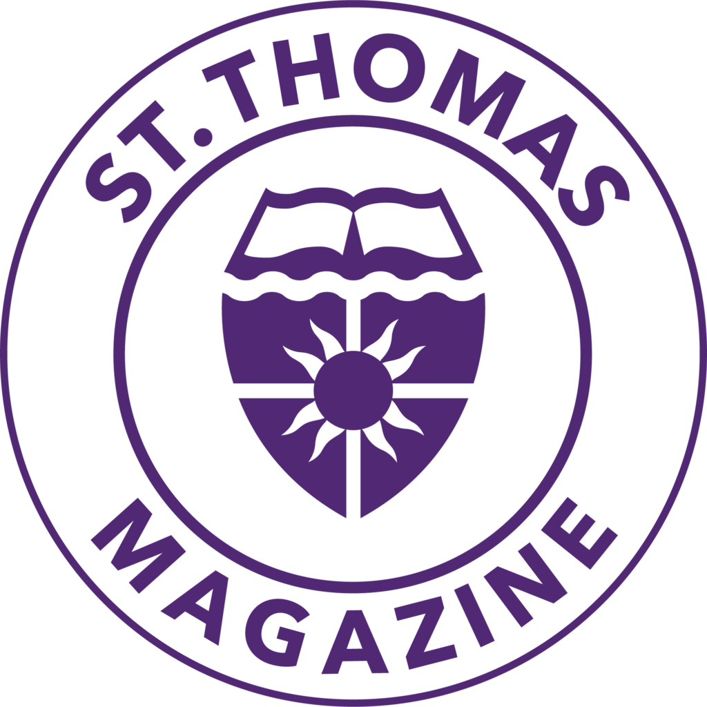 St. Thomas magazine logo.