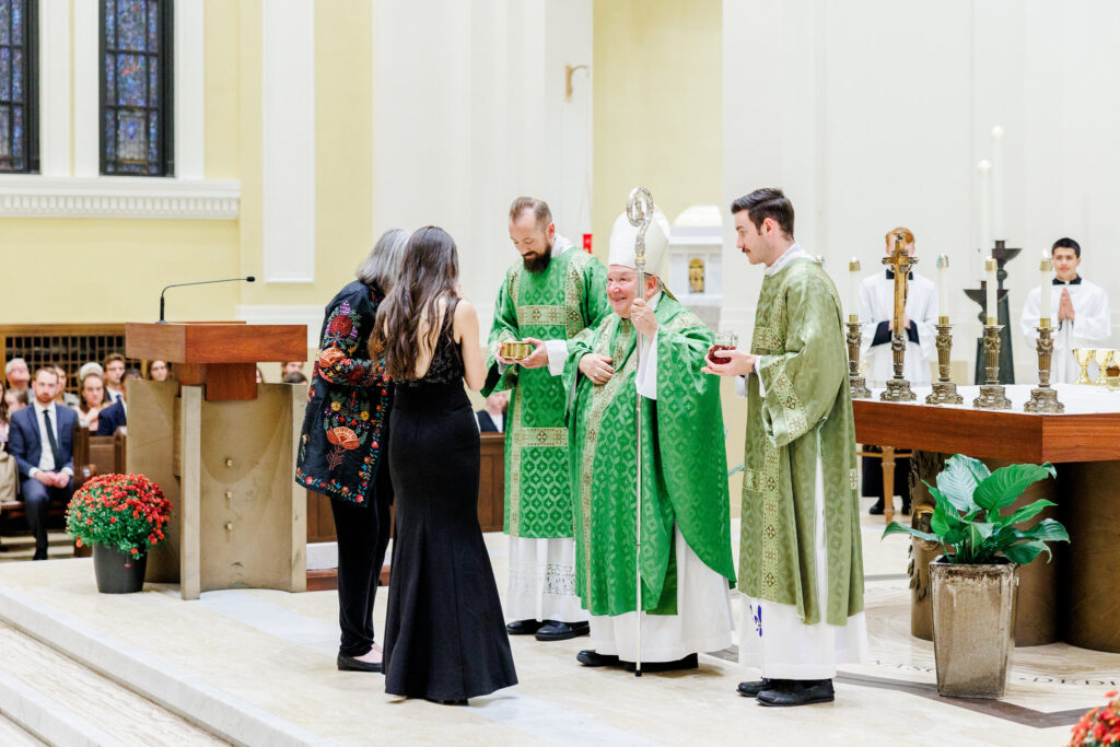 Archbishop Bernard Hebda celebrates Mass.