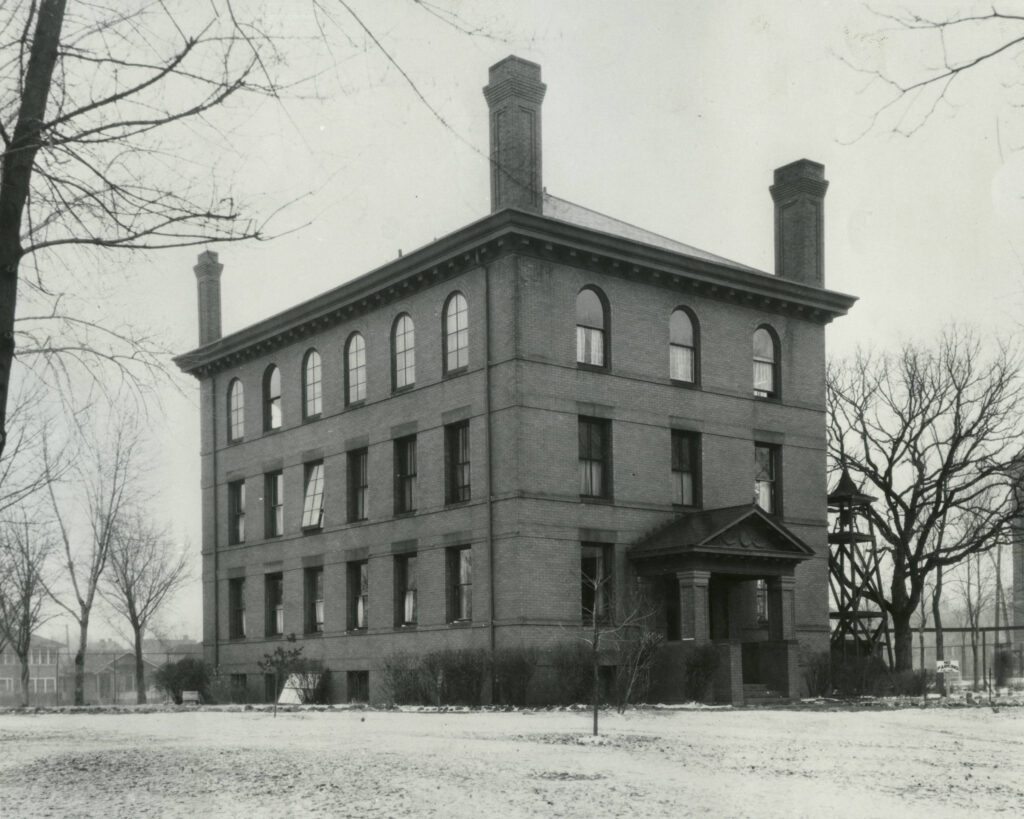 Infirmary building in 1931.