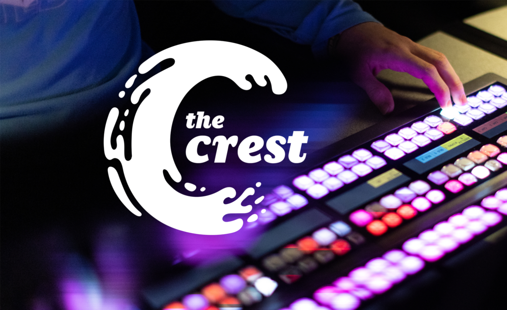 The new logo for The Crest, which is the rebranded student media organization (previously TommieMedia)