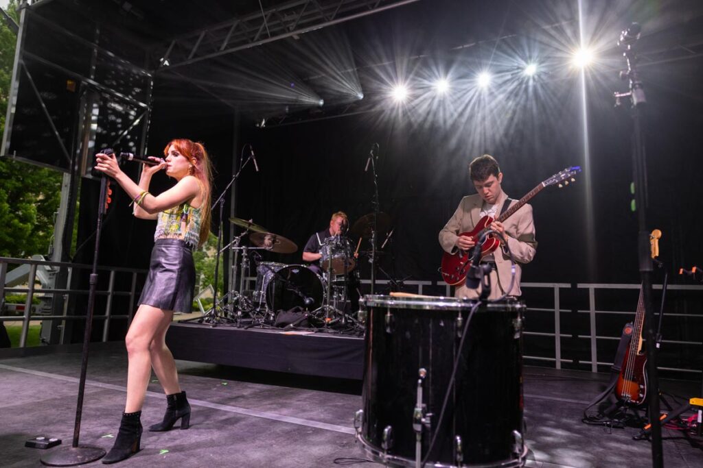 Echosmith performs in concert.