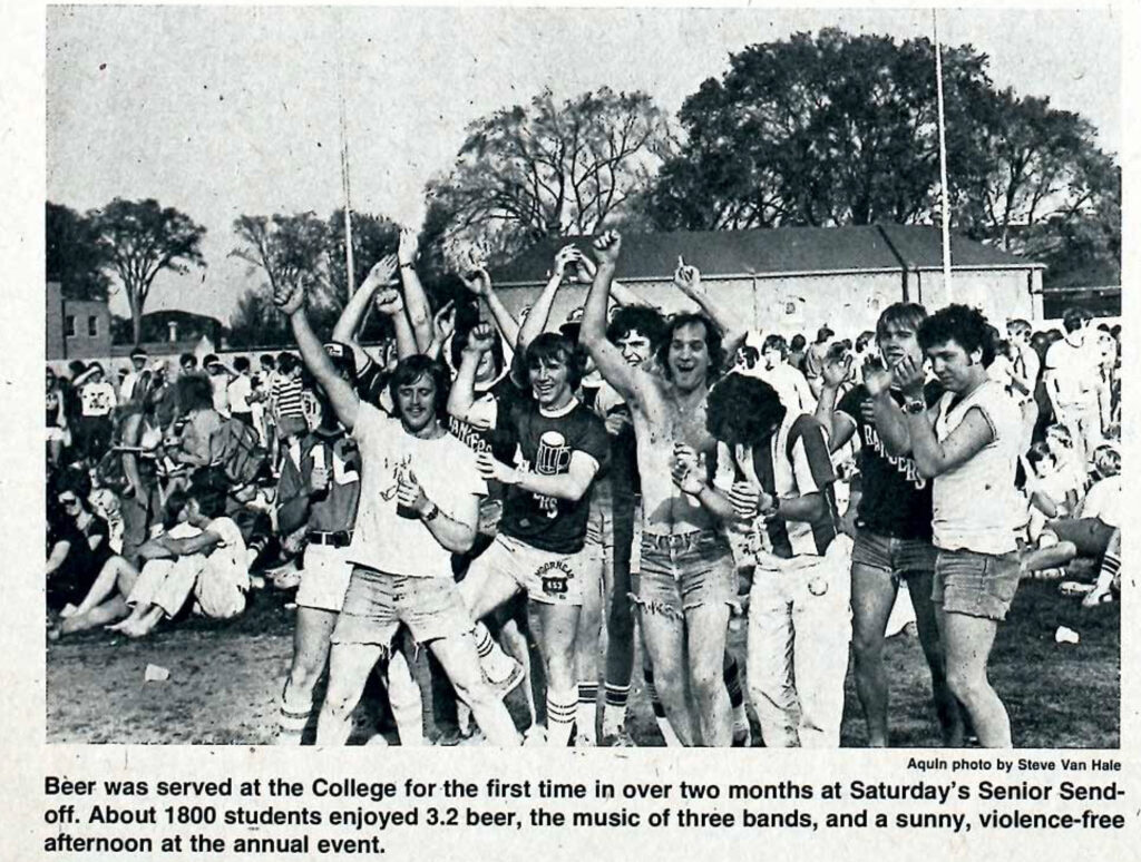 Aquin Senior Send-Off article from May 6, 1977.
