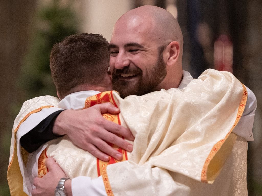 Father Nick Vance and Deacon Chris Vance.