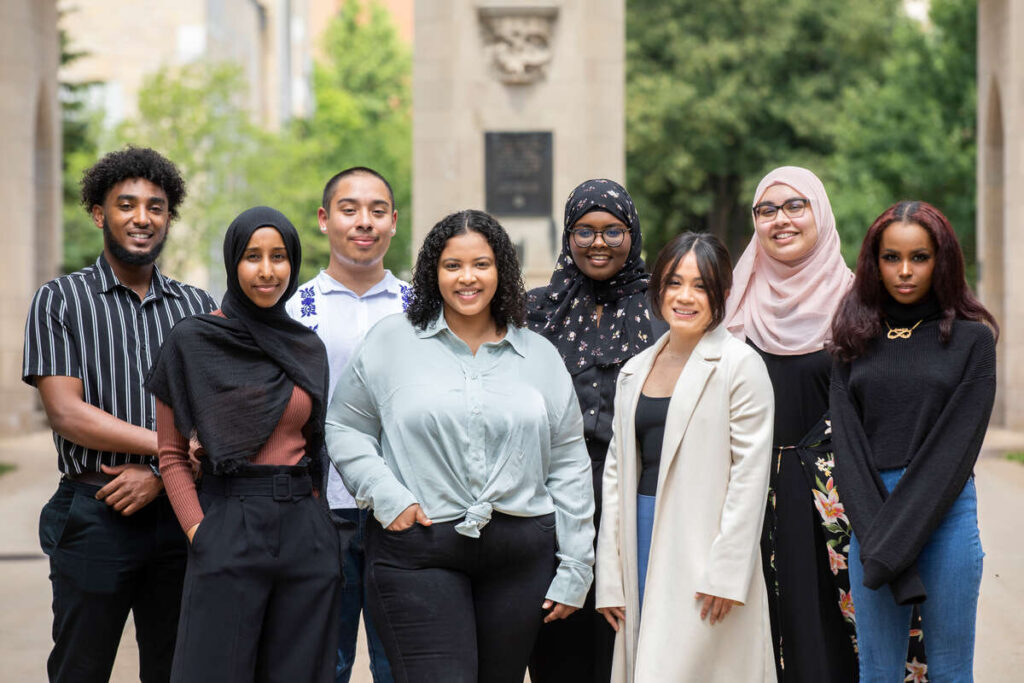 Excel! Research Scholars in front of the Arches.