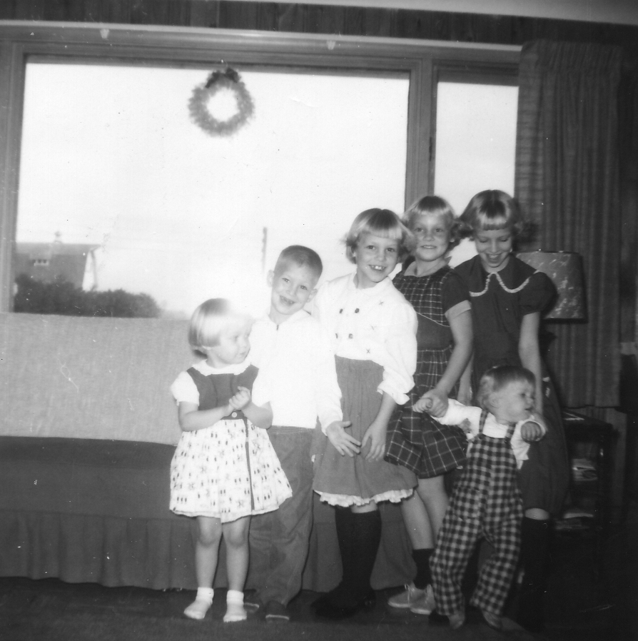 Ann Winblad and siblings in 1961