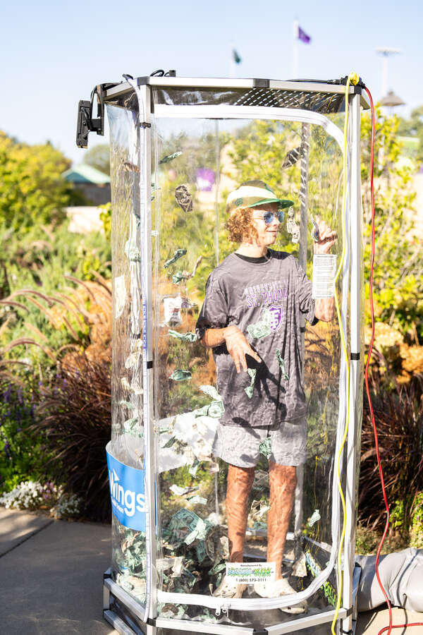 A student at Purple on the Plaza.