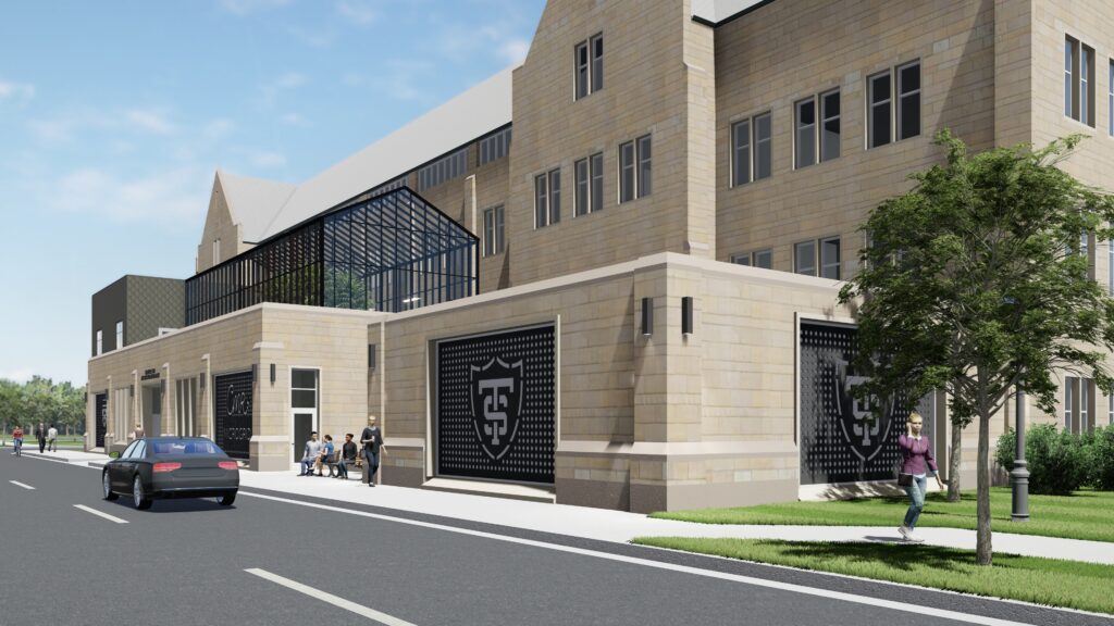 Rendering of a new facility for the Center for Microgrid Research