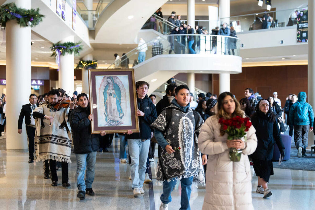 The Our Lady of Guadalupe procession