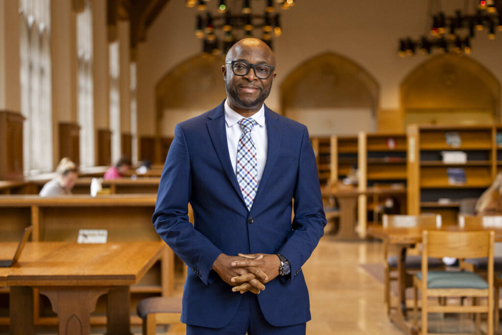 Portrait of faculty member Obasesam Okoi.