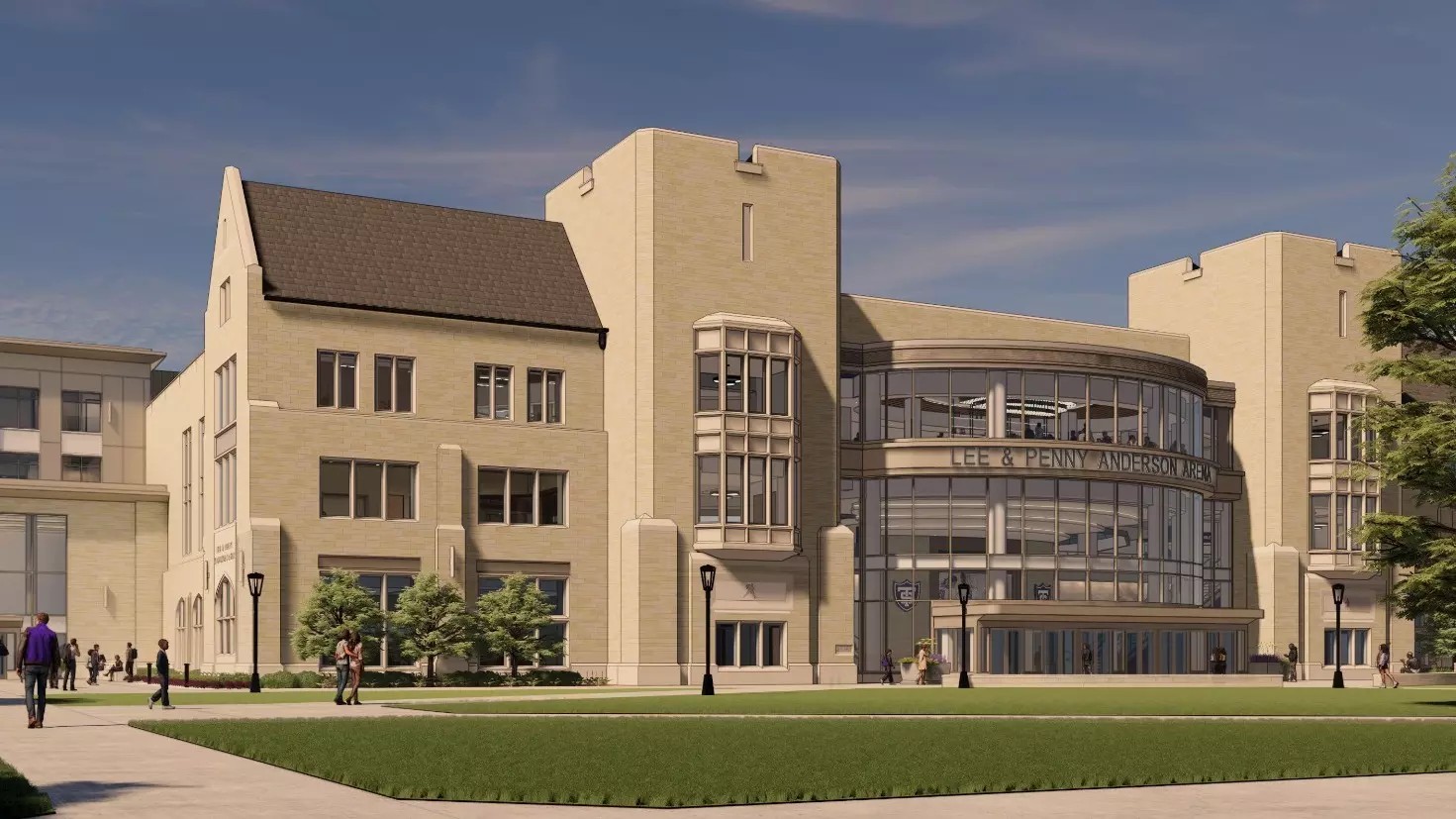 Lee and Penny Anderson Arena front rendering
